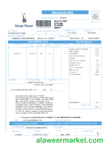 Kenya Power utility business bill,  SCR